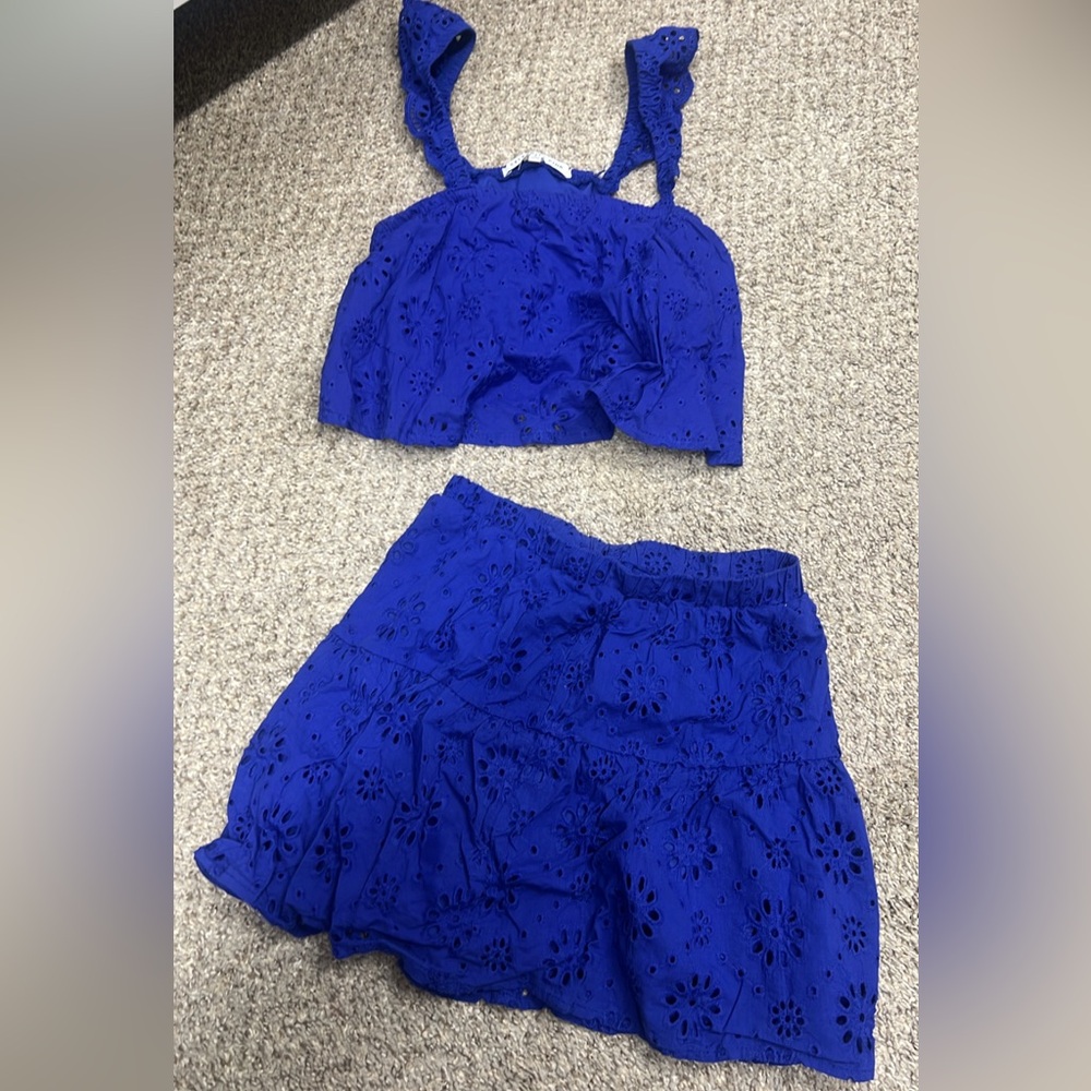 Cobalt Eyelet Set